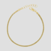 Angelica Stainless Steel Herringbone Bracelet