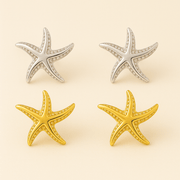 Mini Starfish Earrings