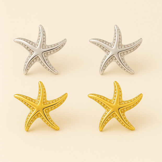 Mini Starfish Earrings
